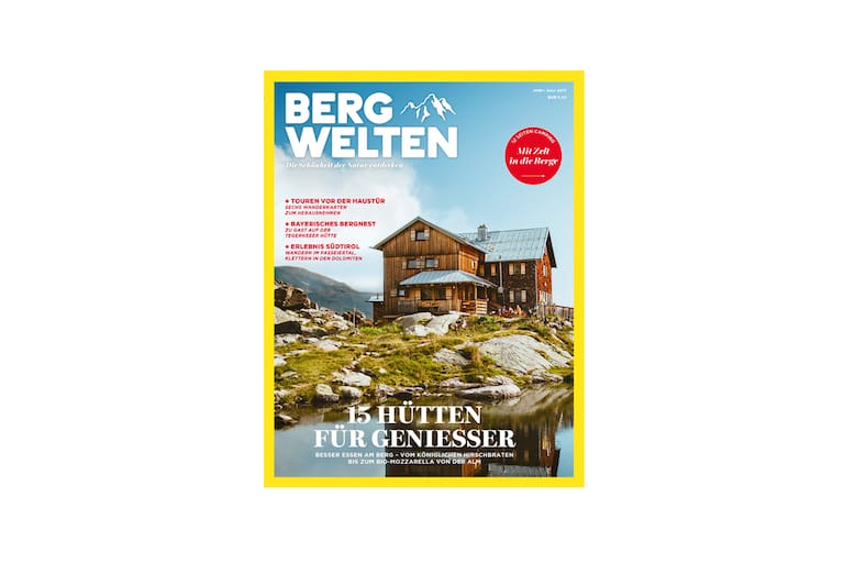 Cover des Bergwelten Magazins (Juni/Juli 2017)