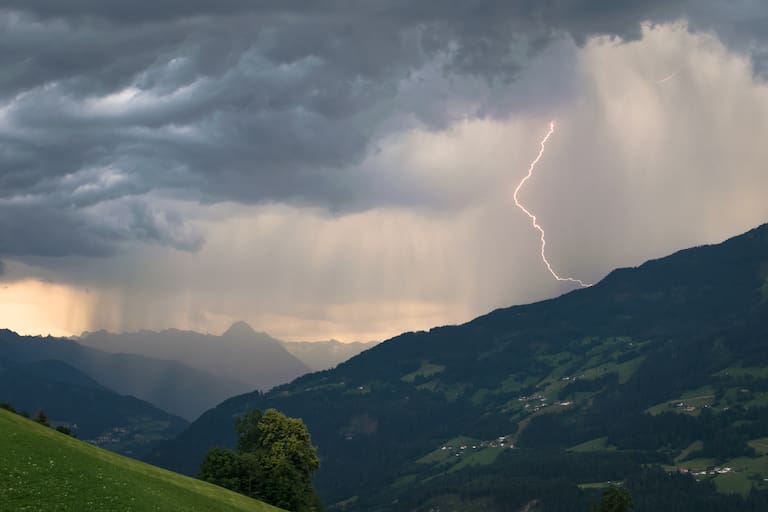 unwetter berge richtiges verhalen