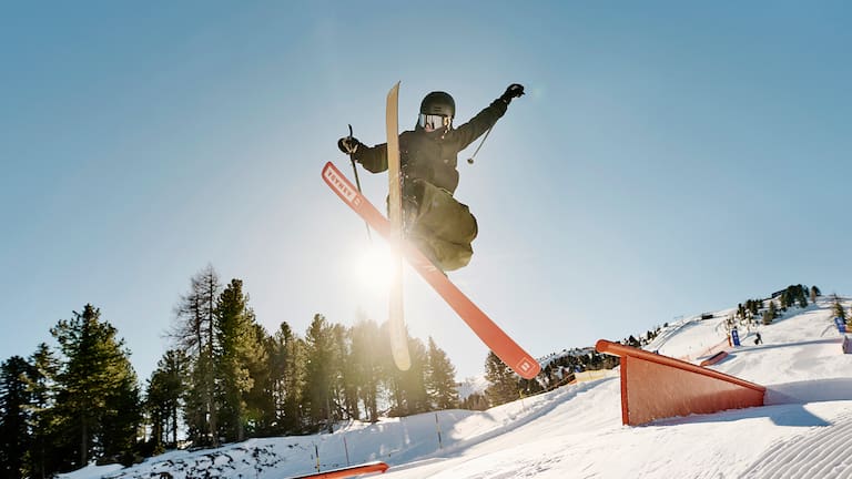 Im Snowpark am Kreischberg können sich Freestyler austoben.