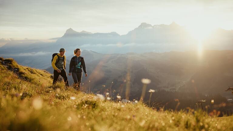 Alta Badia, Sonnenuntergang, Wanderung