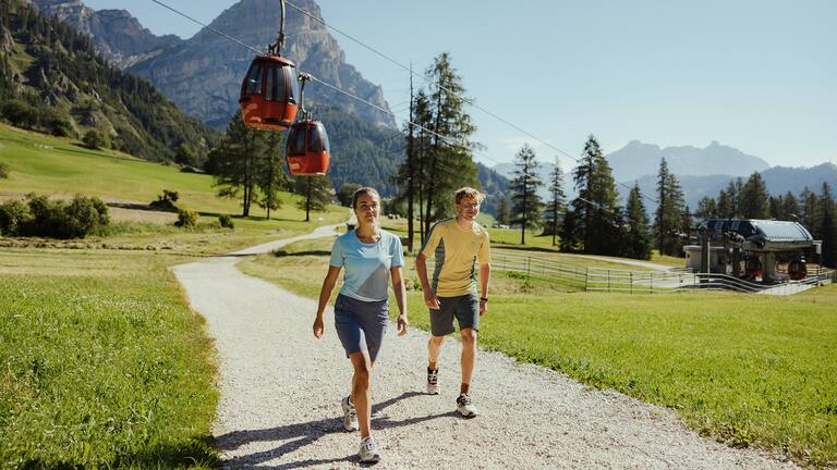 Wandern, Gondel, Alta Badia