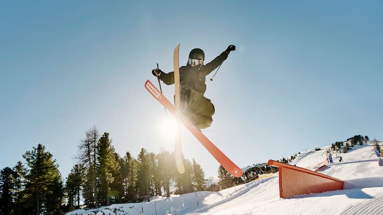 Im Snowpark am Kreischberg können sich Freestyler austoben.