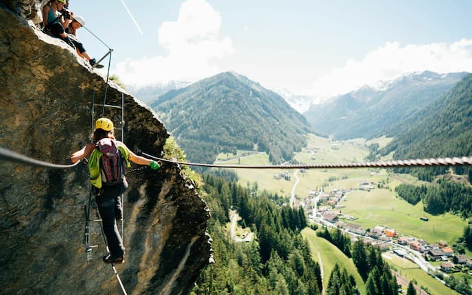 klettersteig tour alpen