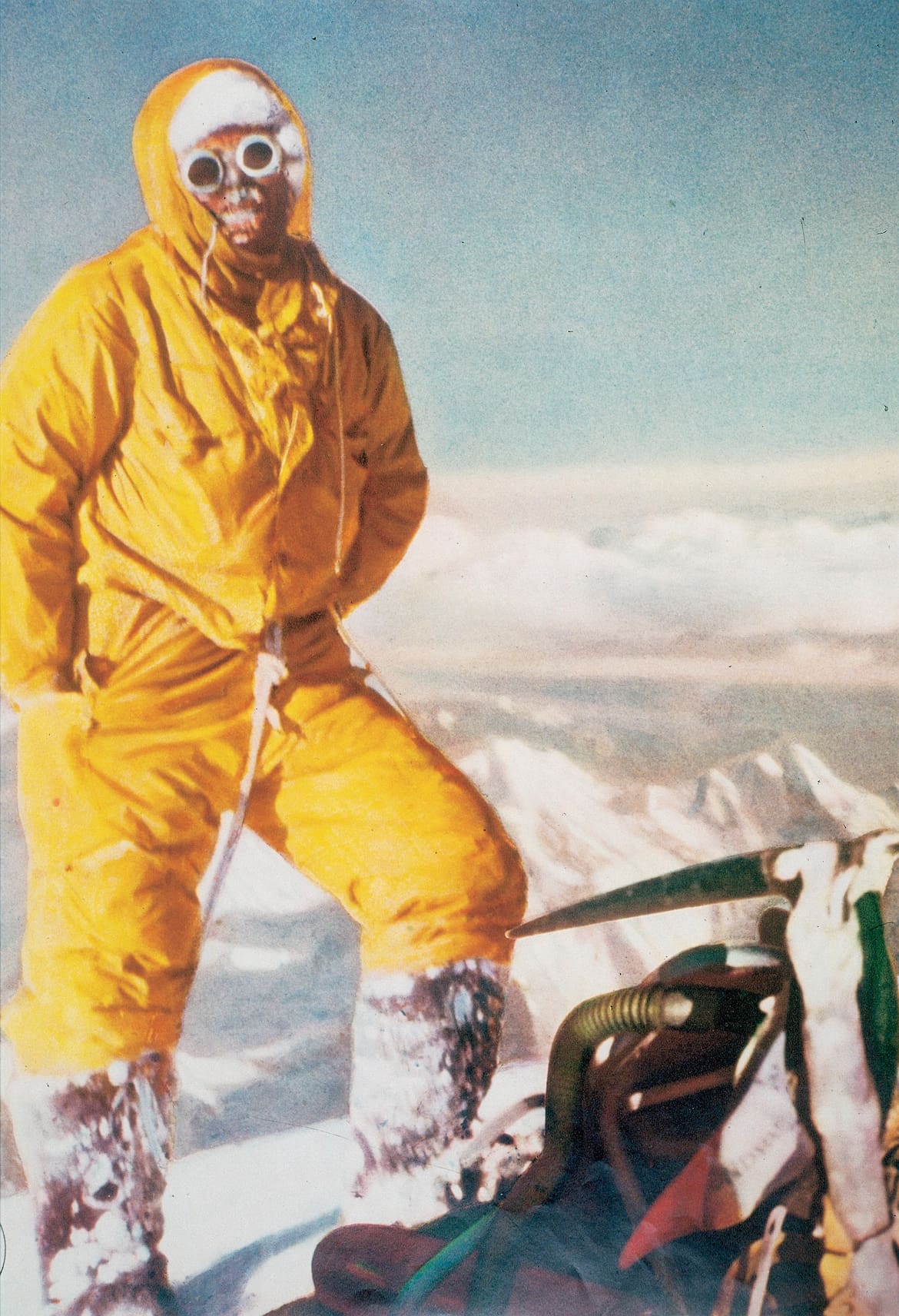 Als erste Menschen stehen Lino Lacedelli (im Bild) und Achille Compagnoni  am 31. Juli 1954 auf dem Gipfel des K2.