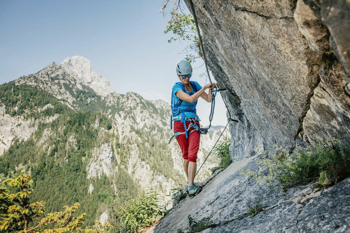 Am Geo-Klettersteig Silberreith