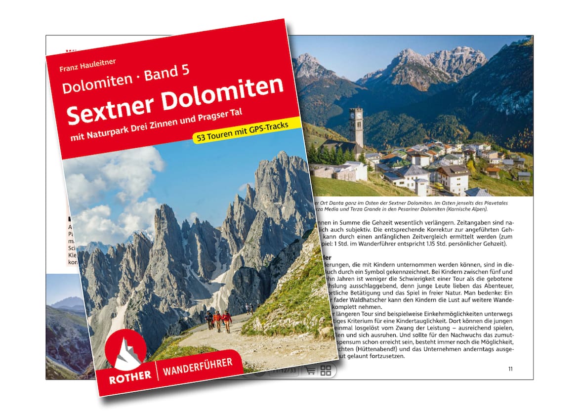 „Dolomiten Band 5 Sextner Dolomiten – mit Naturpark Drei Zinnen und Pragser Tal“ von Franz Hauleitne