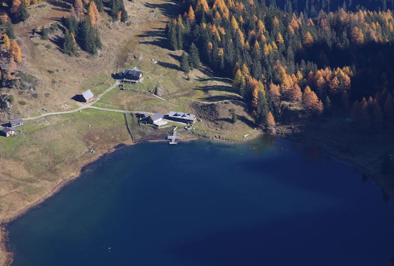 Die Fahrlechhütte am Dusitzkarsee