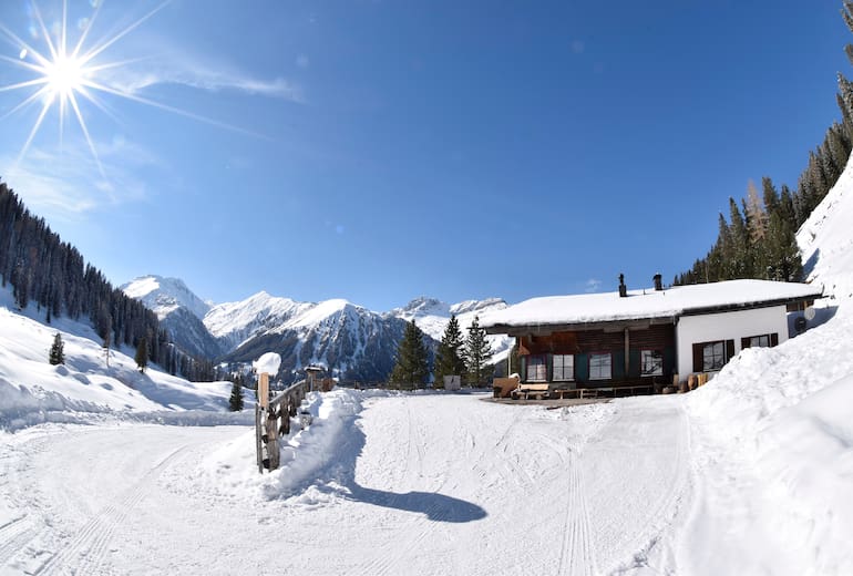 Höllensteinhütte: Winter