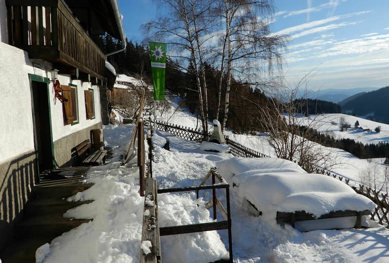 Die Sonnleitner Hütte in den Seckauer Alpen