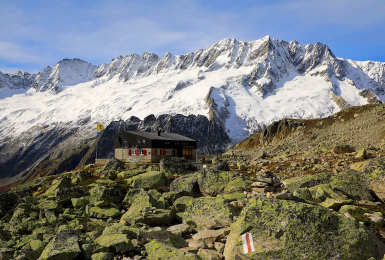 Die Bergseehütte des SAC-Angenstein