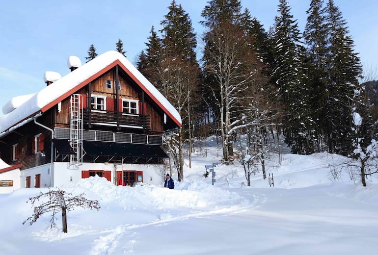 Bergwaldhaus Dreiangelhütte - Winter