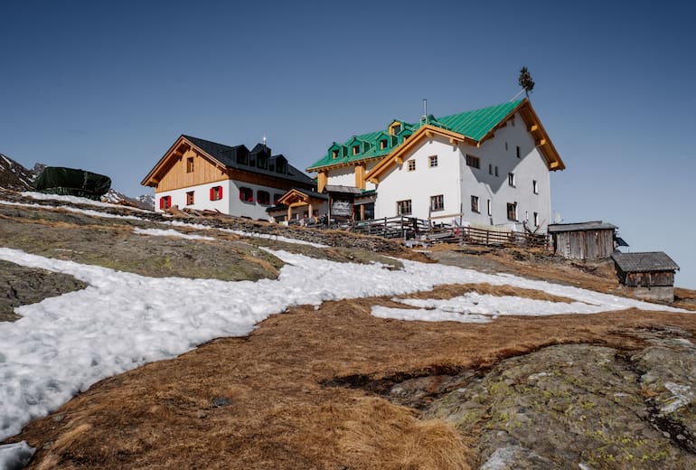 Blick auf die Zufallhütte