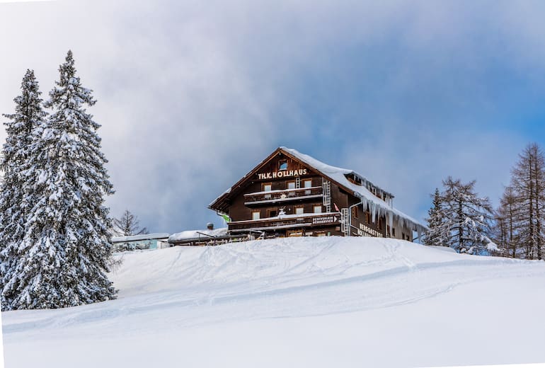 Das Hollhaus im Winter