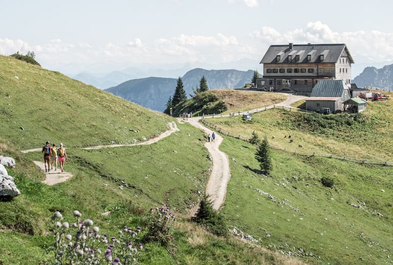 Das Rotwandhaus in den Bayerischen Voralpen