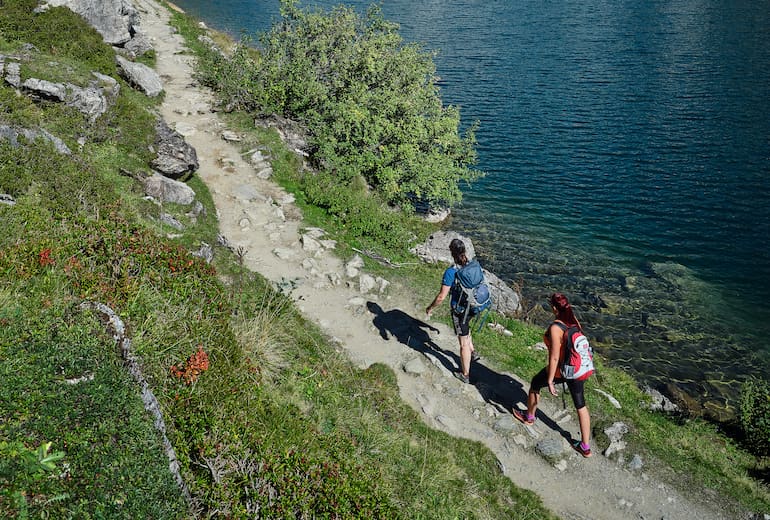 Wanderer am Tappenkarsee