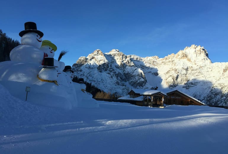 Rudi Hütte im Winter