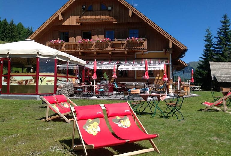 Die Sauschneideralm am Fanningberg im Salzburger Lungau