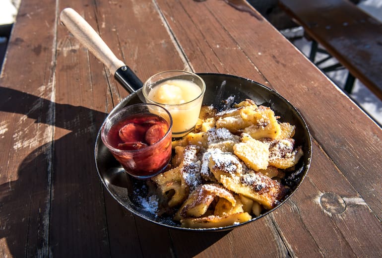 Kaiserschmarren auf der Oberen Firstalm