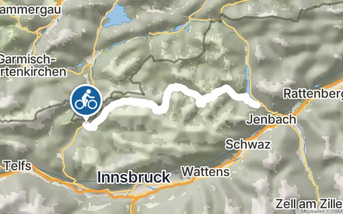 mountainbike tour ehrwald