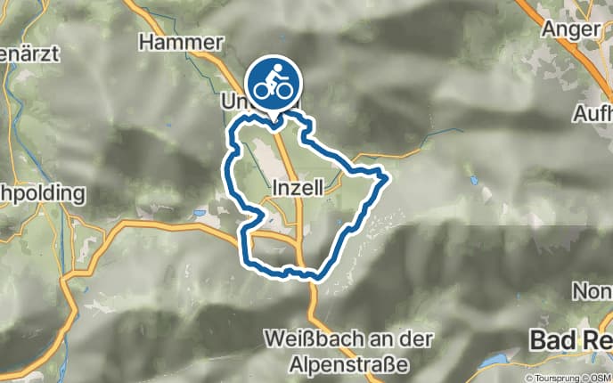 mountainbike tour inzell