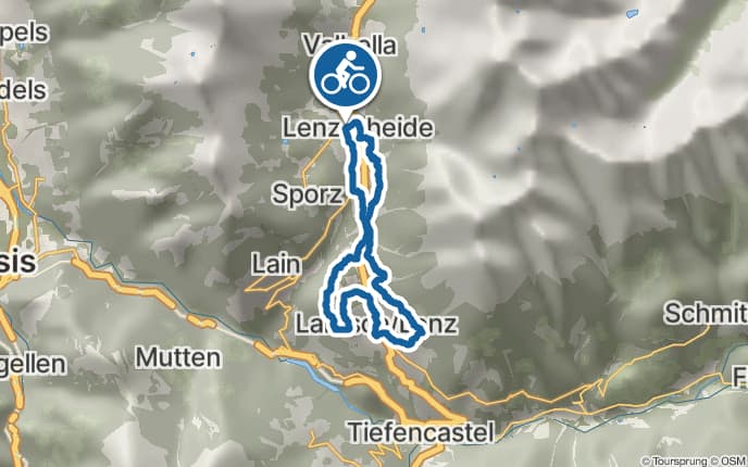 alpen tour mountainbike