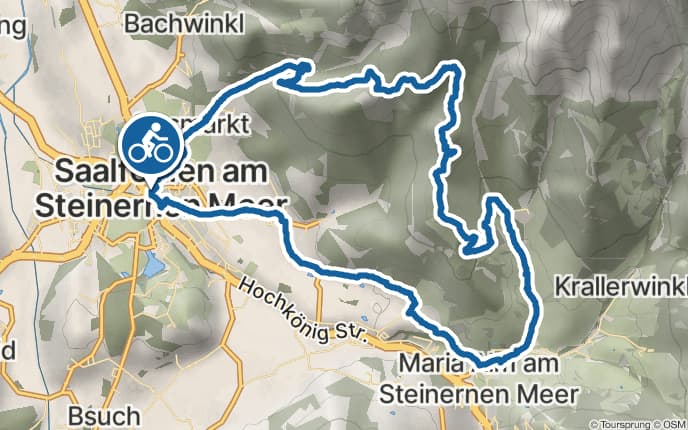 mountainbike tour inzell