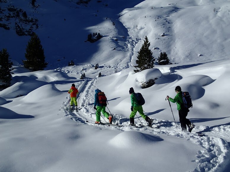 Skitouren: Aus der Wattener Lizum zur Mölser Scharte - 3:30 h - 9 km