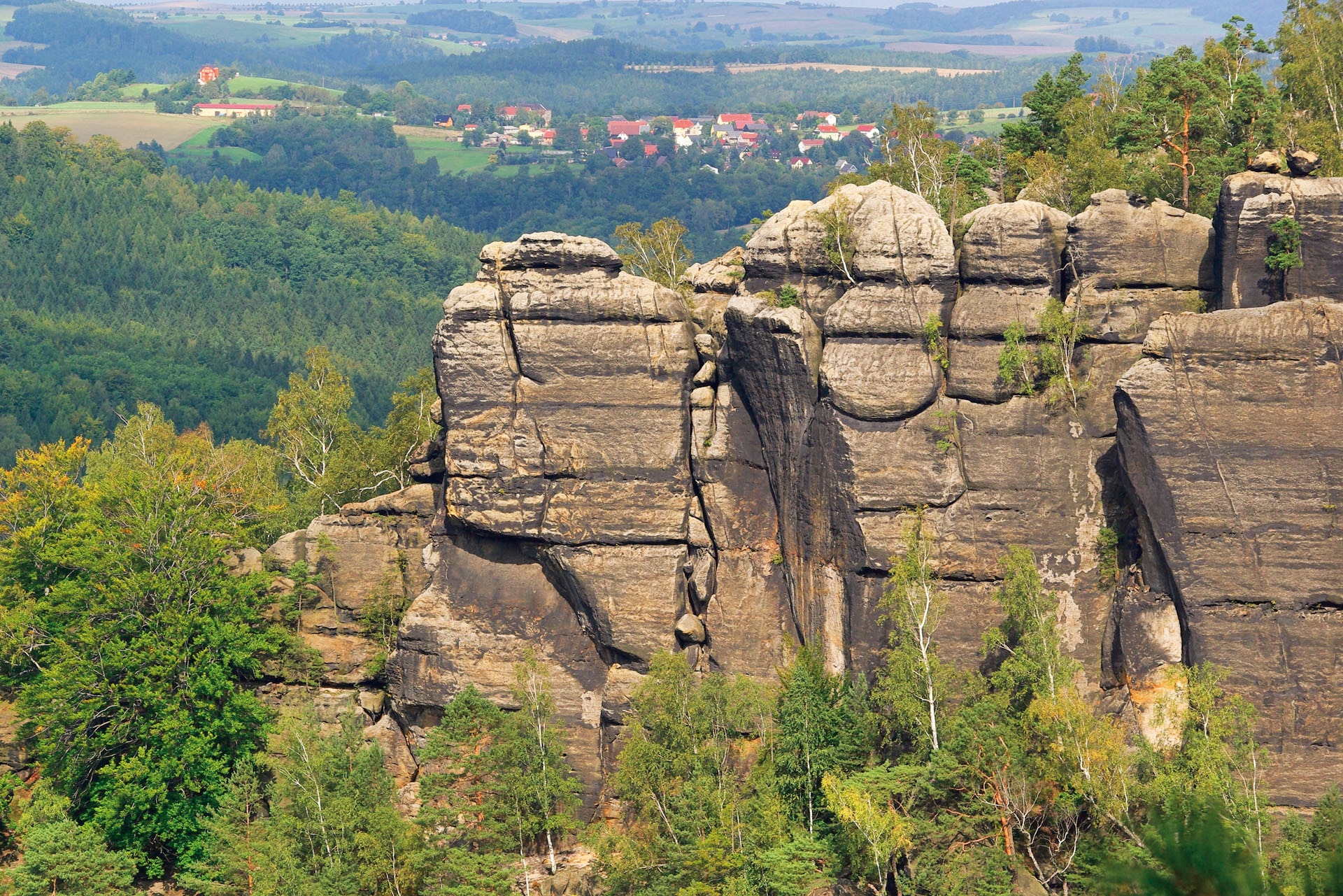 Wandern Schmilka Kleine bastei Carolafelsen Bergwelten